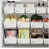 Slim Rolling Storage Container For Cabinets Easy Cleaning Surfaces Compact Vertical Space Saving Design