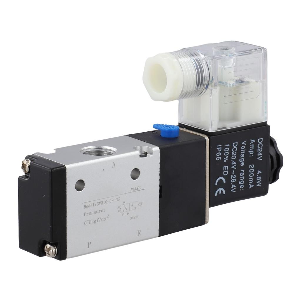 0.15-0.8MPa Solenoid Valve Pneumatic 1/4inch 3 Way