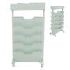 5 Tier Book Rack Multifunctional Removable Bookcase Multilayer Storage Rack for Dormitory   Classroom
