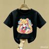 Maglietta Sailor Moon Bambini Ragazza Ragazzo Vestiti Estivi Neonato Cotone Magliette Stampa Manica Corta Top Bambini Toddler Anime Magliette Regalo