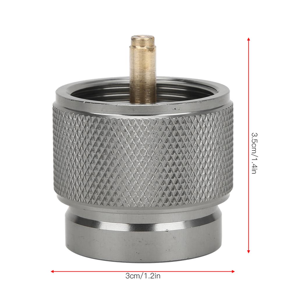 Propane Stove Tank Refill Adapter Burner Converter with Automatic Shut-off Gas