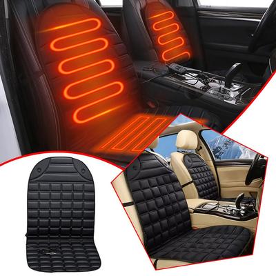 1/2pcs Winter Heated Car Seat Cover 12V Heating Warmer Universal Seat Car Automotive Interior Seat Cushion Protector Auto C O0X1