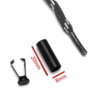 10 Uds. De herretes de Metal Diy, cordones para ropa, puntas cilíndricas, Protector de punta de cabeza