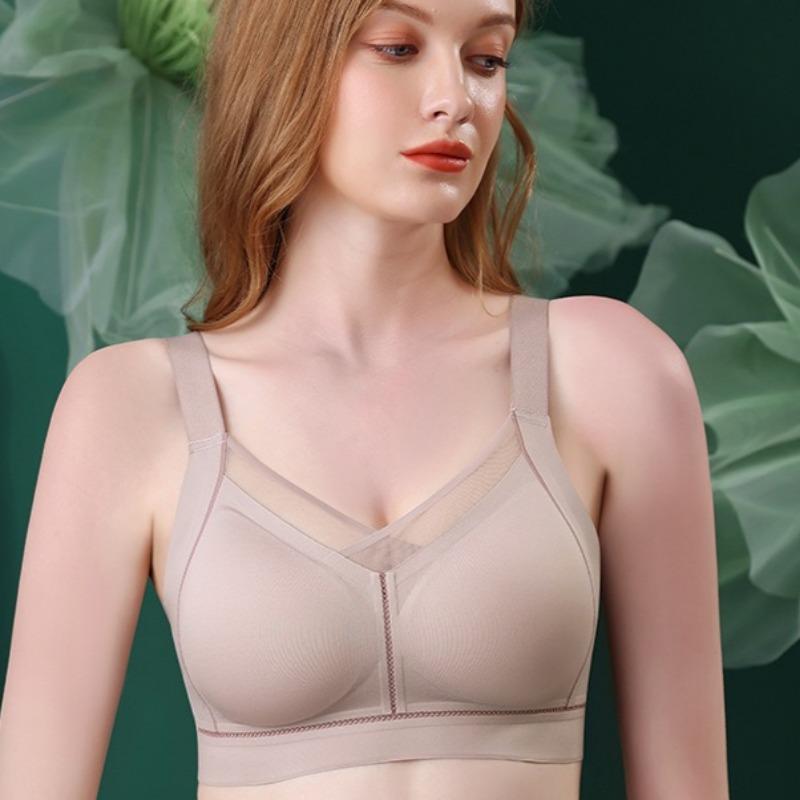 Seamless Fixed Full Cup Bra with Large Breasts To Make Them Look Smaller Gathered Breasts To Hold Side Breasts and Prevent Sagging Without Underwire