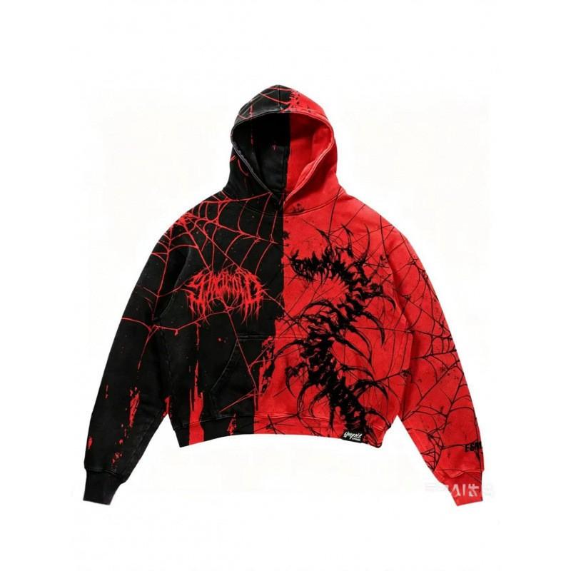 Unisex Oversized Hoodie With 3D Graphic Print Loose Fit Long Sleeve Casual Sweatshirt Teens Adults