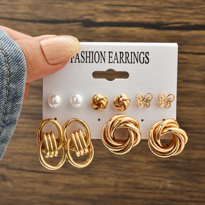 Chic Cross-Border Fashion Earrings for Women: Elegant and Versatile Ear Drops with a Bold, High-End Look