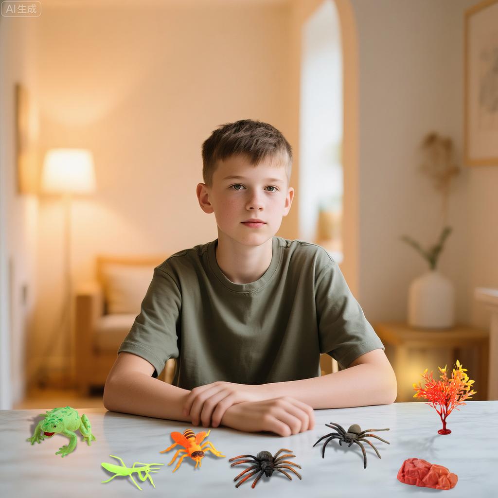 Insektenspielzeug Gefälschtes Plastikinsekt Geeignet für Kinder Kleinkind Halloween Geburtstagsfeier Geschenk Korbfüller Geschenktütenfüller Streichgeschenk