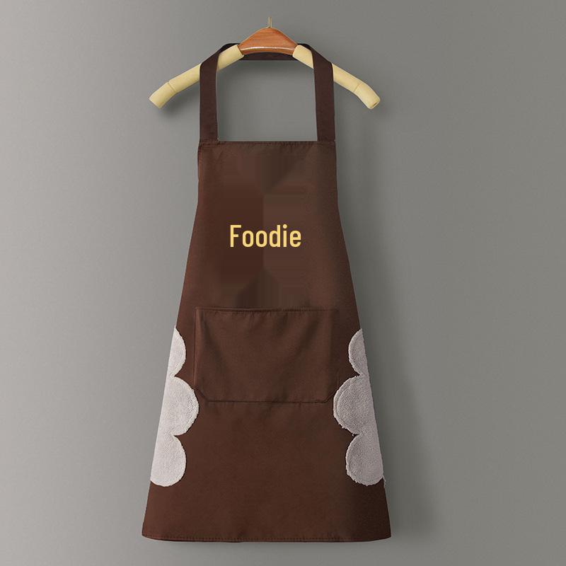 Waterproof & Oil-Proof PVC Logo Apron with Waistband for Kitchen and Catering