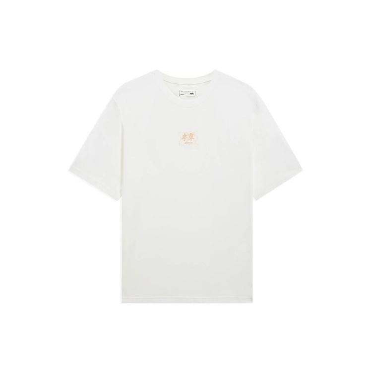 Li-Ning Li Ning Sports Trendy Collection T Shirt Men's White AHSS895-1