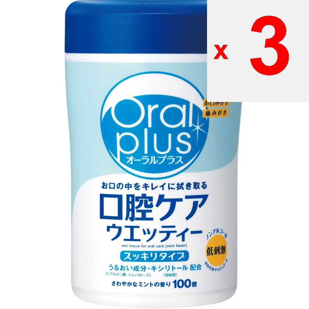 Wako-do Oral Plus Oral Care Wetties 100sheets Wet Tissue Wet Tissue