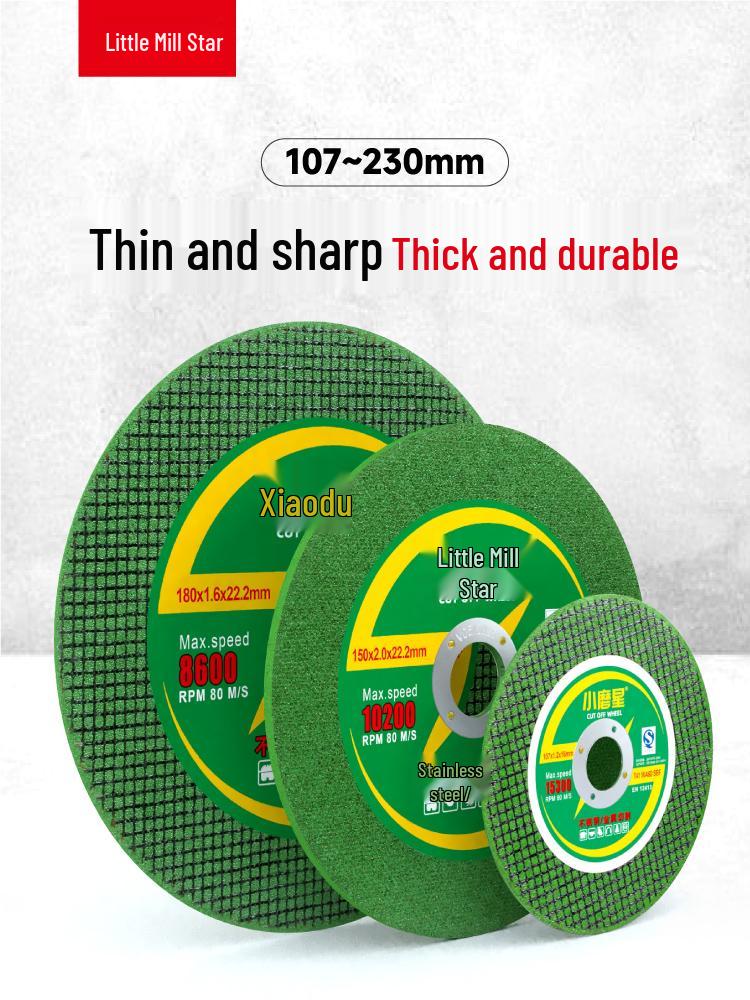 Small Angle Grinder: Stainless Steel Cutting, Grinding & Polishing Disc (107/125/150/180/230mm)