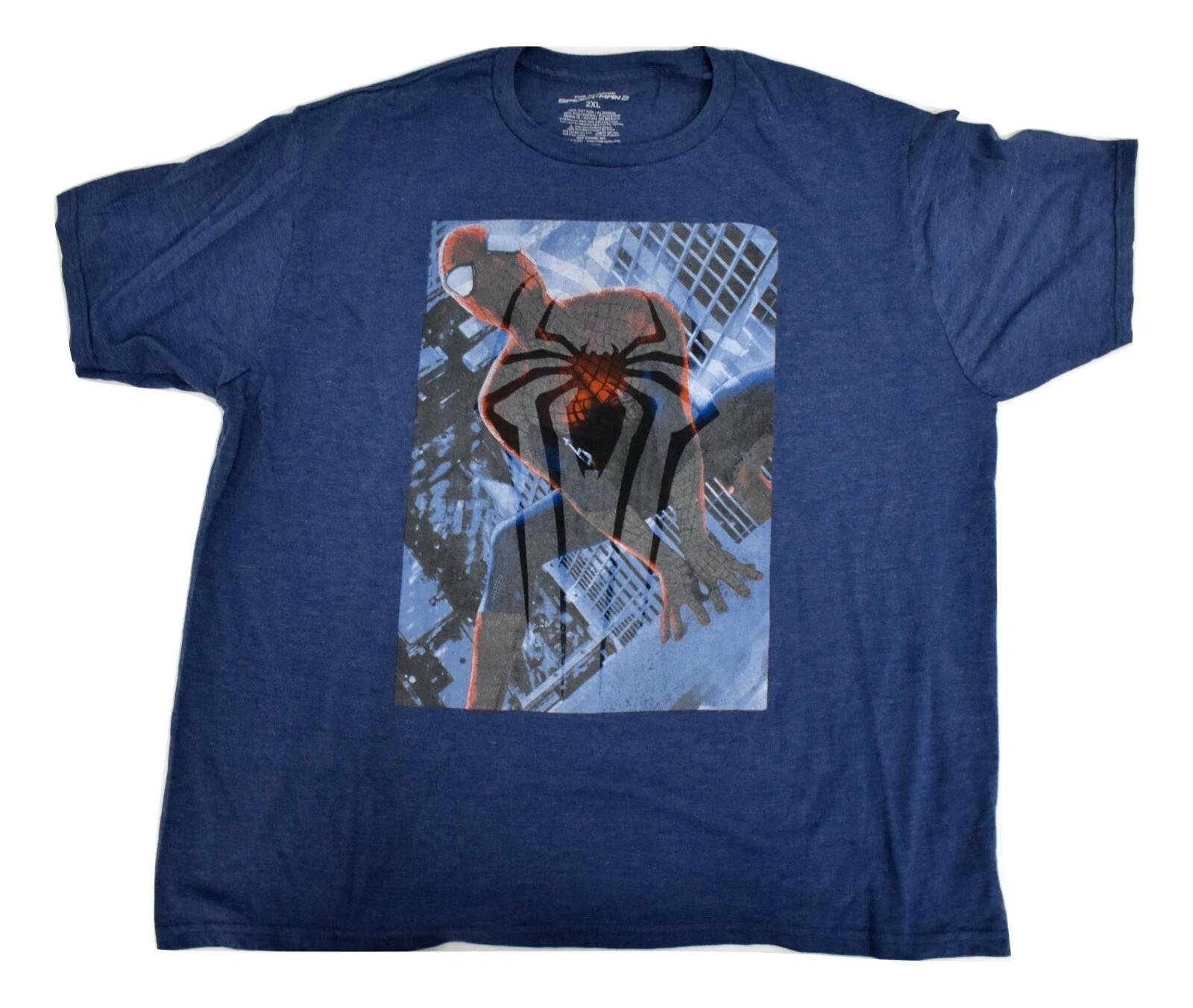 Marvel Mens Spiderman Spidey in the City Shirt New S, M 3XL