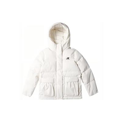 Down Jackets Women's White Hooded Moderate Other (Unisex) Down Jackets NPA4E012 IV