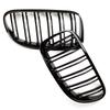 2 Stücke Auto Stil Glanz Schwarz Vorne Niere Doppel Lamellen Grill Grille Für-BMW E92 E93 3-Serie 328I 335I Coupe LCI 2010-2013