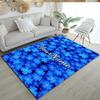Rose Personalized Text Area Rug Perfect for Decorate Room Outdoor Playrooms Hallway Anti-slip Rug Office Home Decor Birthday/Christmas Gift