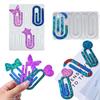 DIY Paper Clip Holder Mirror Silicone Mold for UV Epoxy Resin Bookmark Office Supplies Casting Molds Jewelry Craft Gift Making