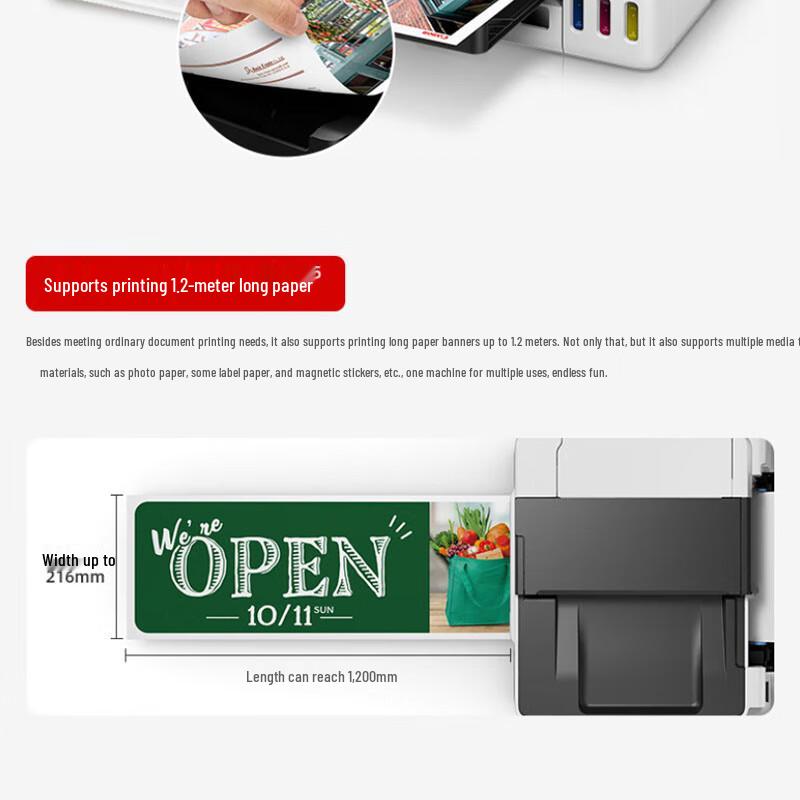 Canon MAXIFY GX Series Refillable Ink Tank Printers CN plug (adapter included)