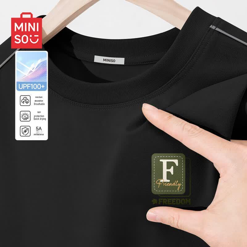 

MINISO Men s Quick-Dry Colorblock Training T-Shirt 2XL