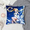 S-Sailor Moon Double-Sided Printed Square Pillow Cover Decorative Cushion Cover For Sofa Bedroom Bedside