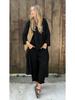 Set da Donna Primavera 2025 Taglie Forti Cotone Lino Set 2 Pezzi: Pantaloni Larghi a Vita Alta & Camicia