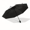 Blue Grid Pochacco Automatic Open/CloseCartoon Umbrella-CuteUmbrella with Cute Design, Portable 3-Fold Compact Umbrella for Men & Women, Valentine's D
