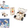 Kids Educational Science Diy Wooden Remote Control Car Model Kit Handmade Assembly Steam Toy