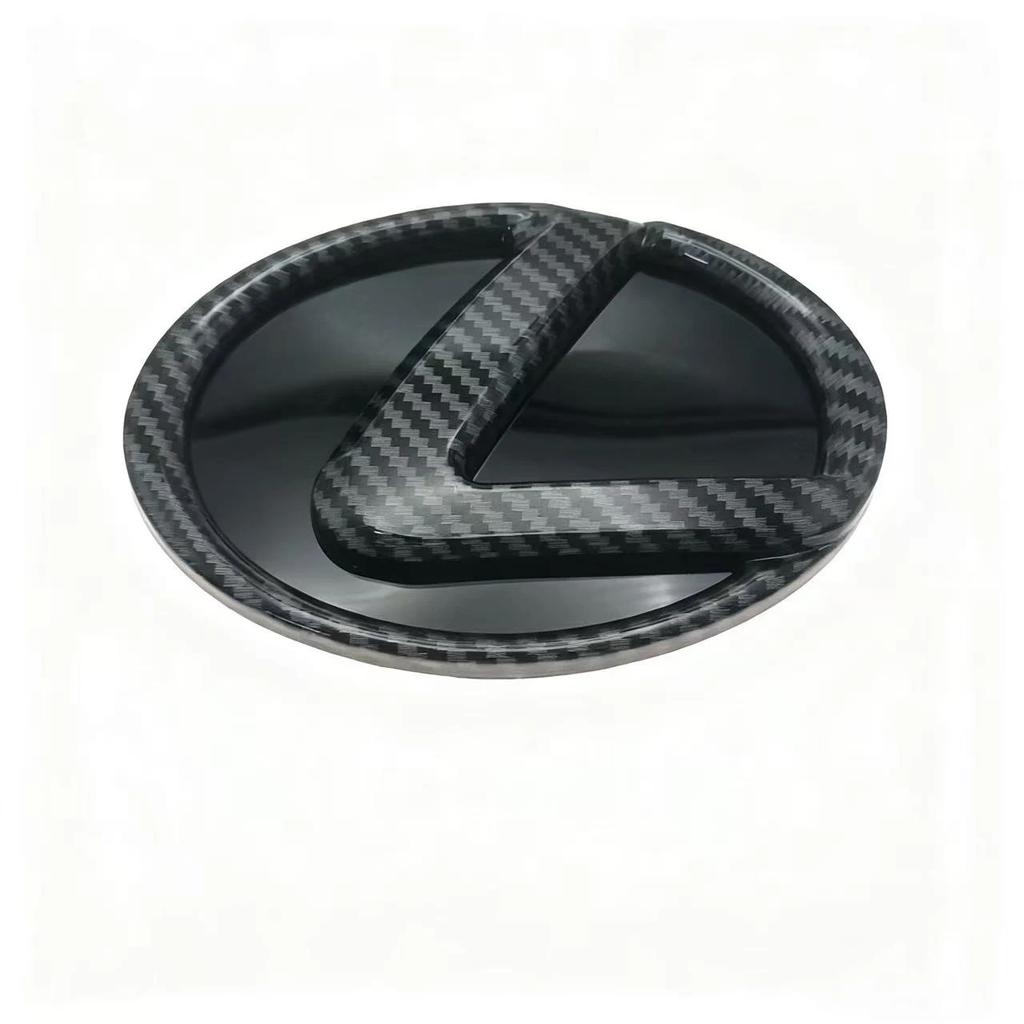 For Lexus F SPORT GX460 Ct200h IS250 ES 220D Carbon fiber Head Rear Body Decal Accessories Car Front Grille Badge Trunk Emblem