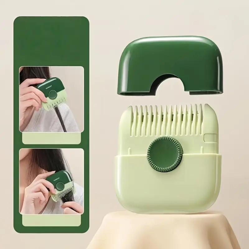 2 in 1 Baby HairCut and Hairdressing Comb Trim Bangs and Broken Hair Bangs Trimmer Manual Portable Children's Hair Clipper