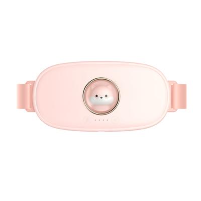 Uterus Heating Belt 4 Gear Adjustable Pain Reduce Vibrating Hot Compress Massage Pad for Back Waist