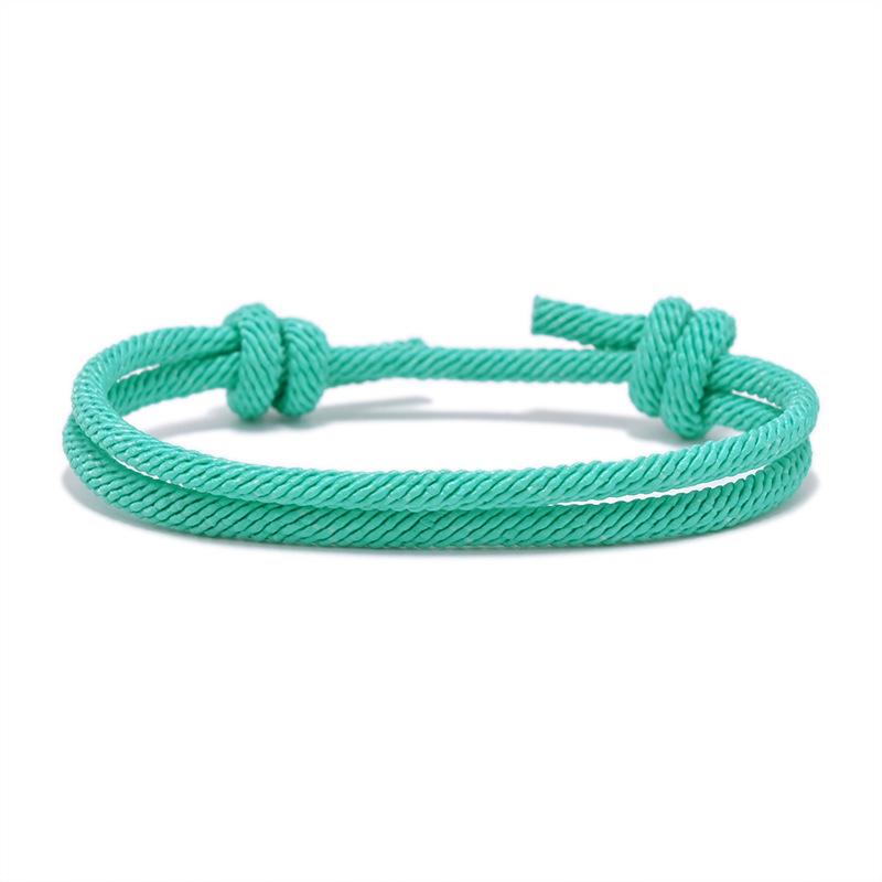 Meetvii Simple Milan Rope Bracelets Men Women Handmade Adjustable Red Thread Couple Bracelets Best Friend Gift Jewelry