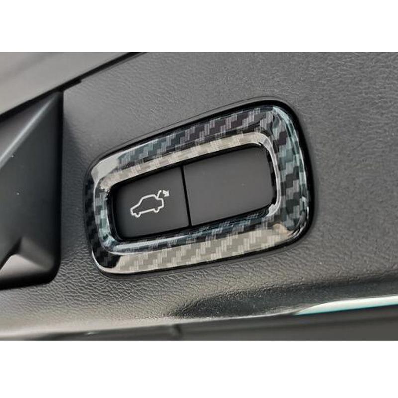 For Volvo XC60 2018    Car Body Inner Stick Trunk Button Close/ Rear Back Tail Door Switch Trim Panel Accessory 1pcs