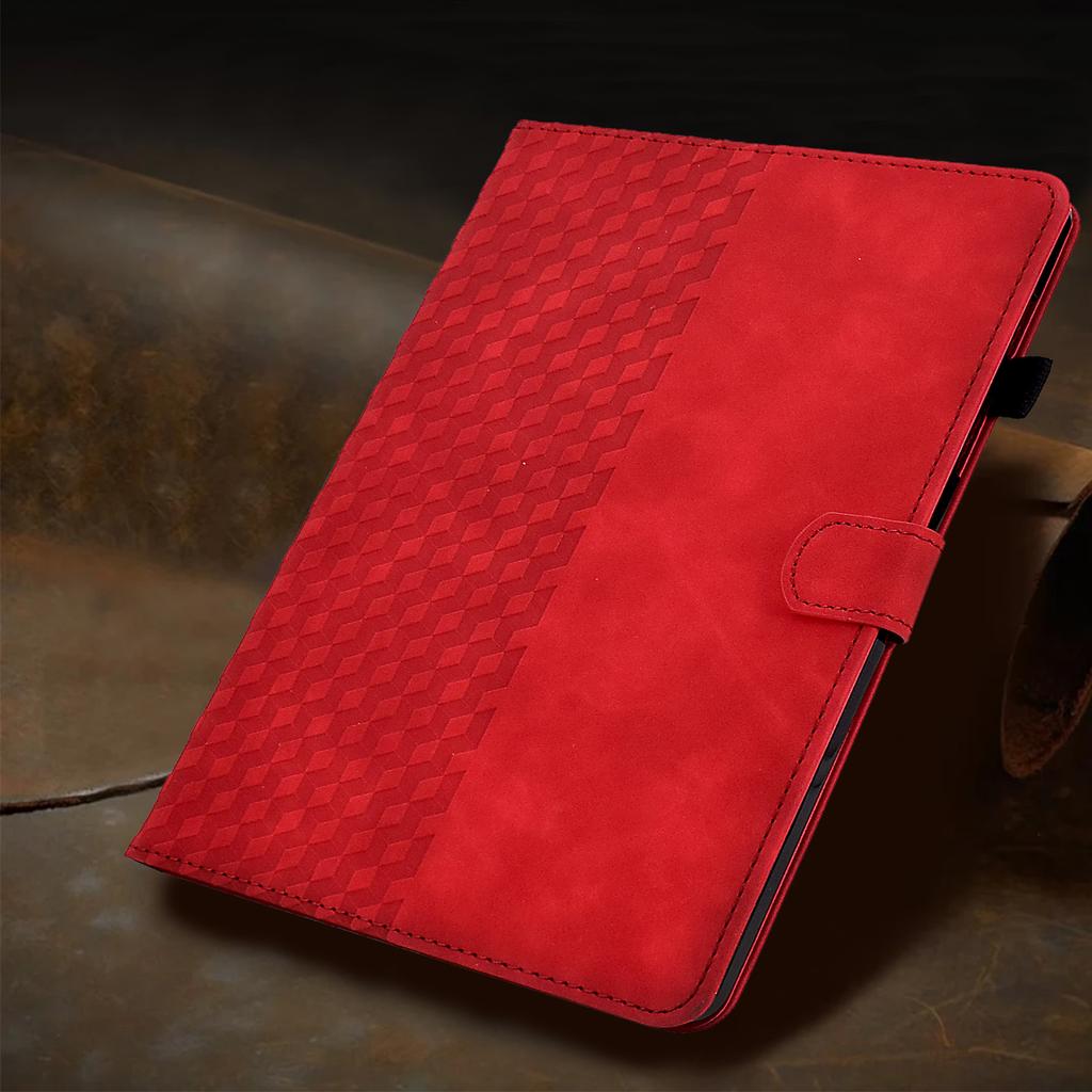 For Xiaomi Redmi Pad 2 Case Card Slots Block Pattern Leather Cover