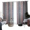 Morandi Gradual Change Hollow Star Curtain Douyin Internet Celebrity Princess Wind Blackout Double Curtain Bedroom