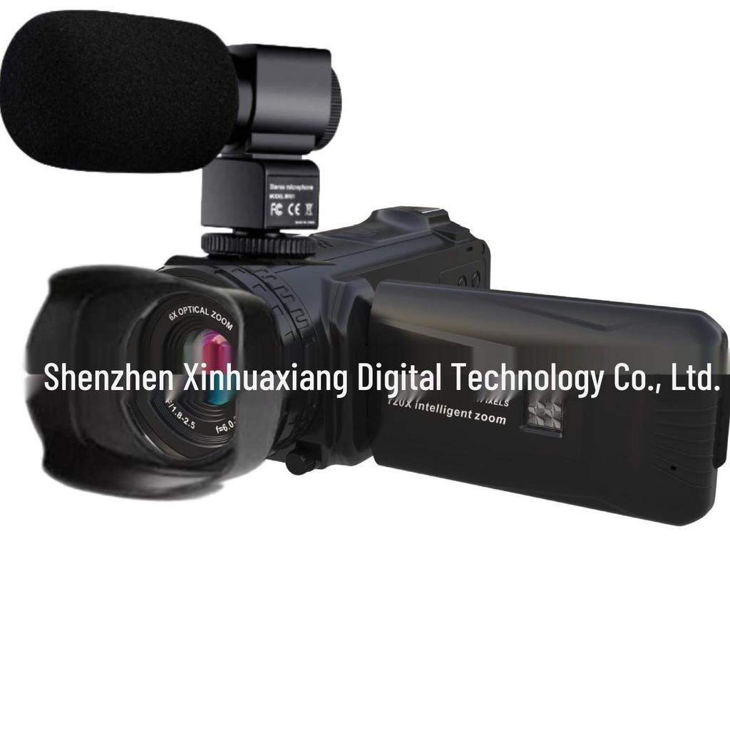 Cross-Border English Edition 4K 56MP Camcorder with 6x Optical, 120x Super Zoom - OZ024K