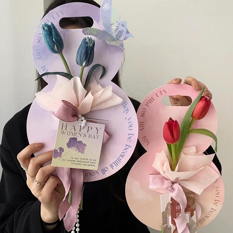 Bouquet Wrapping Paper Korean Paper For Flowers Packaging Gift Box Decorative Flower For Women'S Day Papel Coreano Para Flores