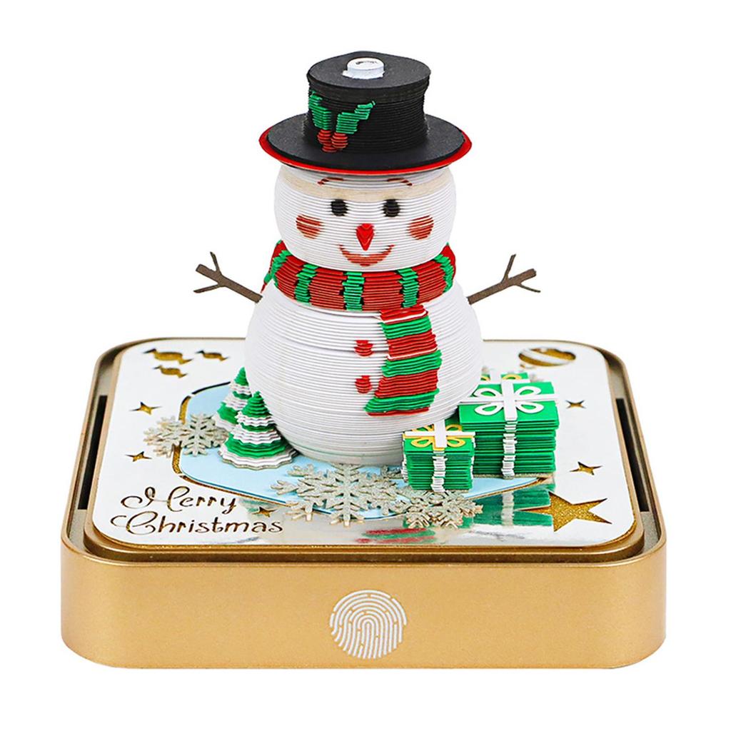 3D Pop-up 2027 Calendar Sticky Notes: Creative Business Souvenir and Paper Carving Ornament