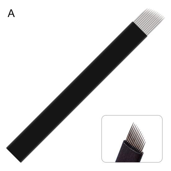 Aiguille de microblading extrêmement fine 0,18 mm jetable à usage unique pour maquillage permanent des sourcils et tatouage, lame pour usage personnel