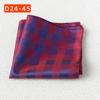 Striped Polyester Silk Pocket Square for Wedding or Business