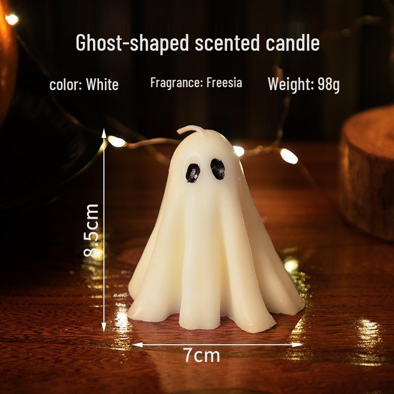 Halloween Ghost Candle Set: High-End Gift & Aroma for Home Ambiance