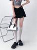 Autumn High Waist Black Slit Skirt for Women - Spicy, Hip-Hugging, Short Skirt Design