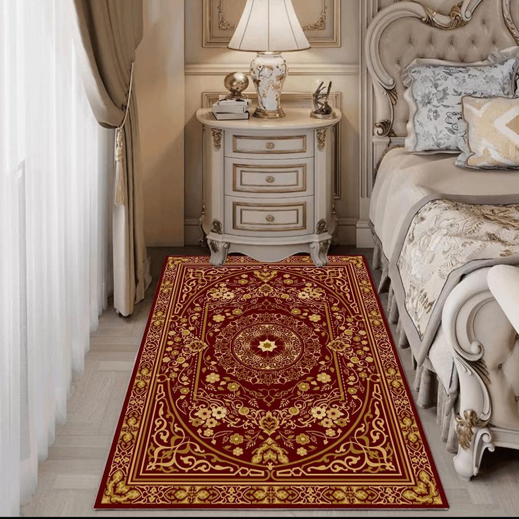 Dywan do salonu w stylu europejskim, stolik kawowy, dywan do sypialni, wystrój domu, uniwersalny dywan, dywanik przy łóżku, mata na stolik kawowy