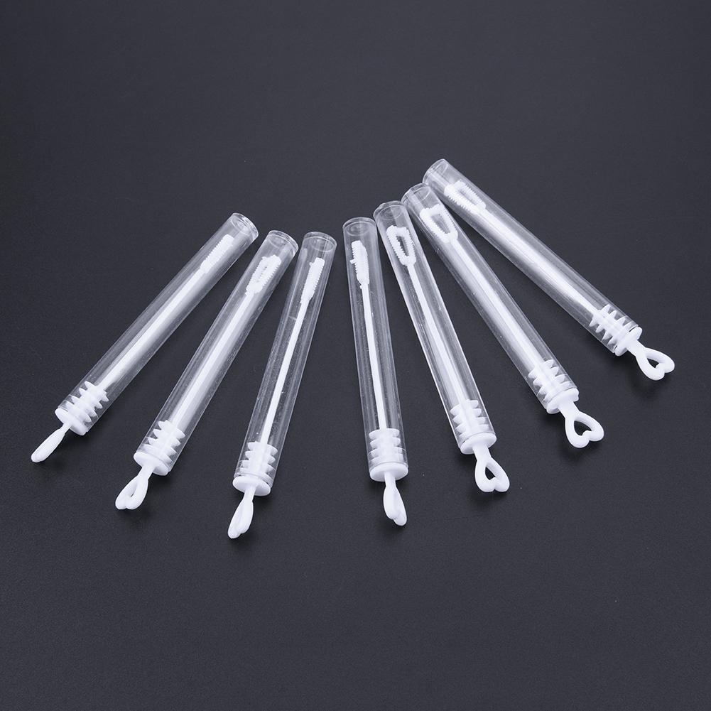 60pcs Bubble Maker Novelty Love Heart Wand Tube Filled Bubbles Tubes Birthday Party Decor Party Prop Gifts