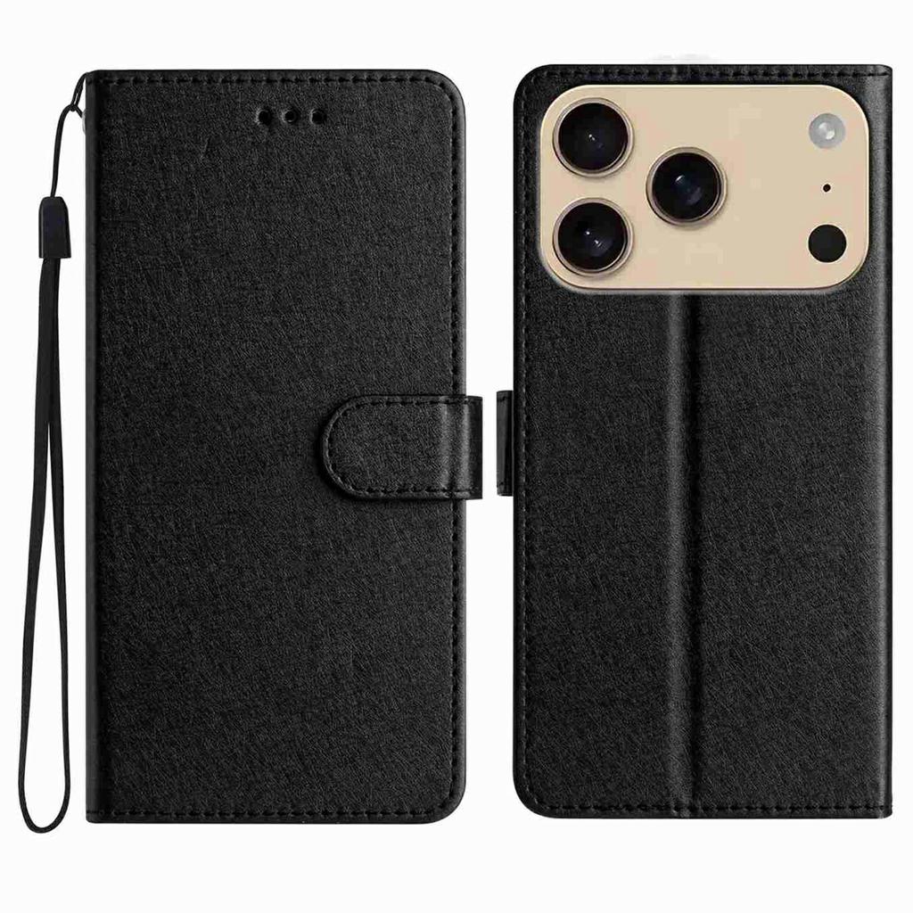 For iPhone 17 Pro Wallet Case Leather Folio Phone Cover Magnetic Clasp