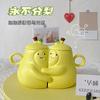 Kawaii Never Divide Pear Hugging Pear Couple Ceramic Cup Ins High Appearance Level Mug Cute Birthday Gift Water Cups Ceramic Mug
