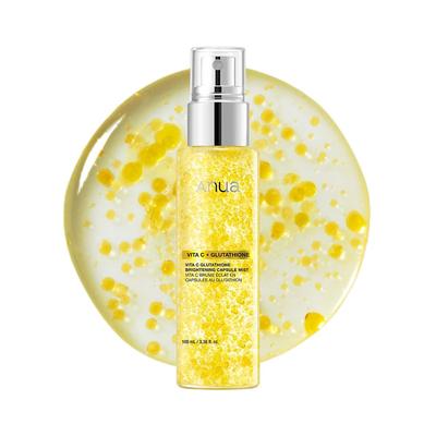 ANUA VitaC Glutathione Kapsel-Gesichtsspray 100ml Toner Feuchtigkeitsspendend Vitamin-Textur Feuchtigkeit Hydration Frische Mischhaut Innere Trockenheit Hautpflege