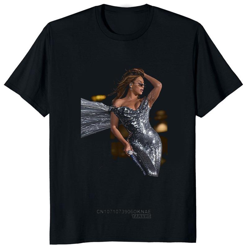 Pop Singer Beyonce Renaissance TShirts New Album Tee for Fans Unisex Short Sleeve Fashion Tops Casual Streetwear Camisetas