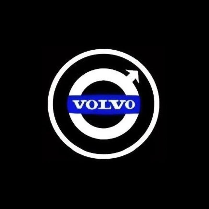 2 Stück Auto LED Tür Willkommenslicht Für Volvo Zubehör XC40 XC60 XC90 S60 S90 V40 V60 V90 Projektor Logo Ghost Shadow Light Auto