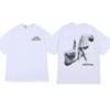 Hände Finger Überkreuzt Print Weiß Schwarz Sommer Y2K T-Shirts für Männer und Frauen Kurzarm Streetwear Lässige T-Shirts Rundhals T-Shirt