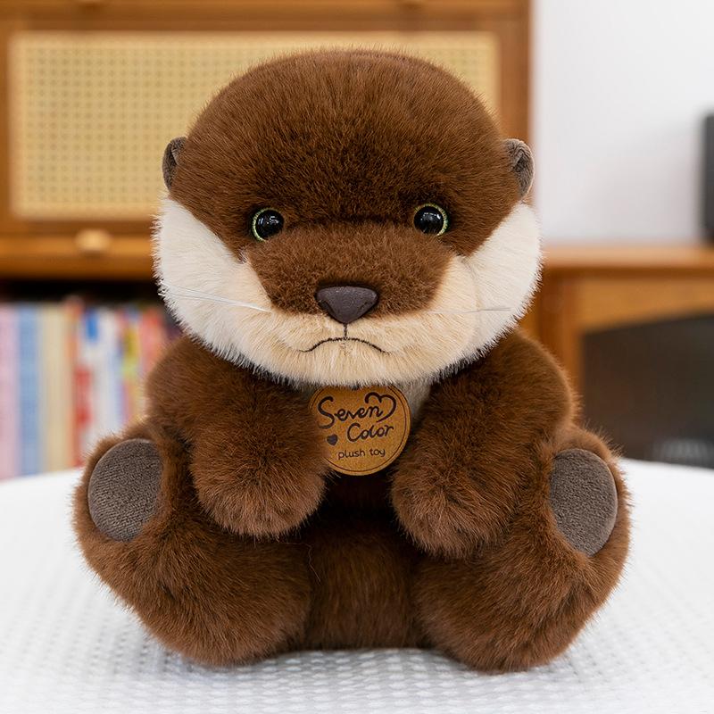 

Милые Имитированные Плюшевые Игрушки Выдры для Вечеринок, Детская Подушка для Сна, Офисные Куклы, Сувениры из Аквариума 26cm【0.33kg】