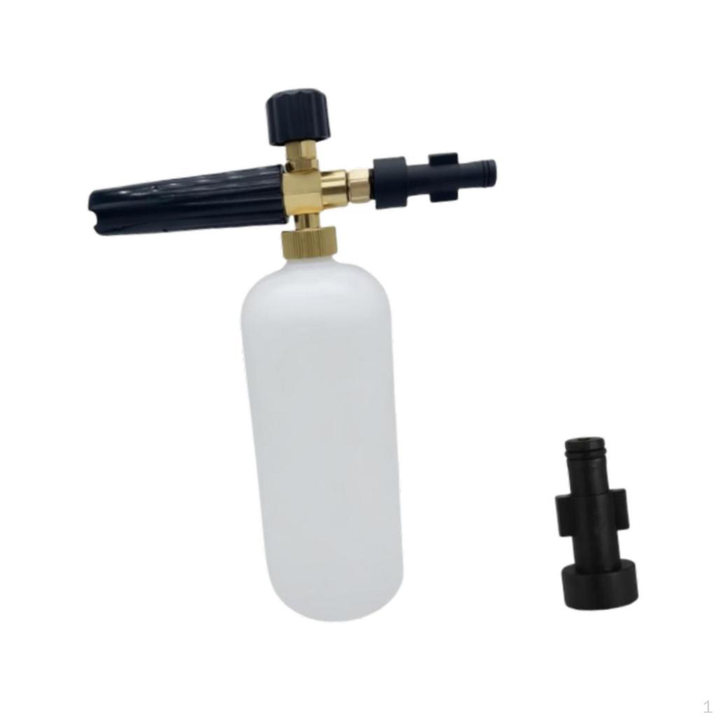 Car Snow Foam Sprayer Cleaning Supplies Container Multipurpose 1000ml Hand Pressure Washer Portable